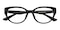 Geraldine Black Cat Eye TR90 Eyeglasses