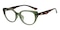 Geraldine Green/Tortoise Cat Eye TR90 Eyeglasses