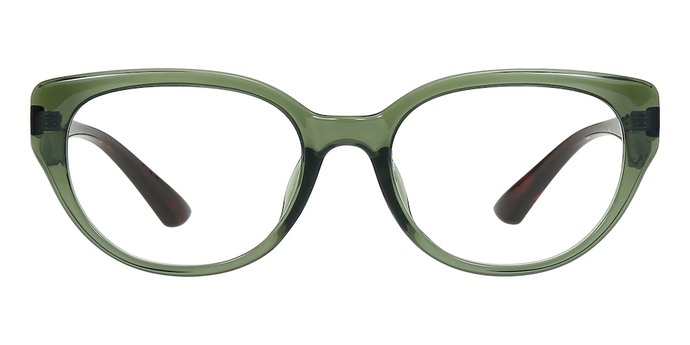 Geraldine Green/Tortoise Cat Eye TR90 Eyeglasses