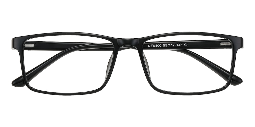 Texarkana Black Rectangle TR90 Eyeglasses