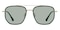 Cloud Green/Golden Aviator Titanium Sunglasses