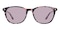 Sarasota Black|Pink Oval Acetate Sunglasses