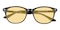 Sarasota Black Oval Acetate Sunglasses