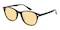 Sarasota Black Oval Acetate Sunglasses