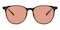 Chamomile MBlack Round TR90 Sunglasses