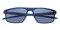 Raleigh Blue Rectangle TR90 Sunglasses