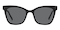 Pendleton Black Rectangle TR90 Sunglasses
