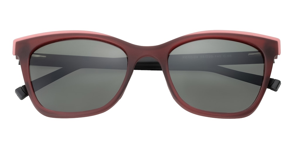 Pendleton Burgundy Rectangle TR90 Sunglasses