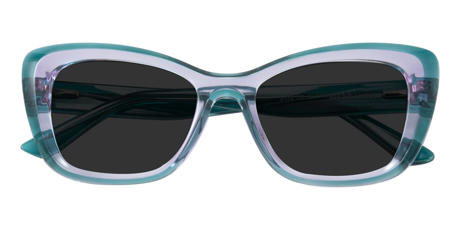 Cat Eye Sunglasses, Full Frame Green TR90 - SUP1586