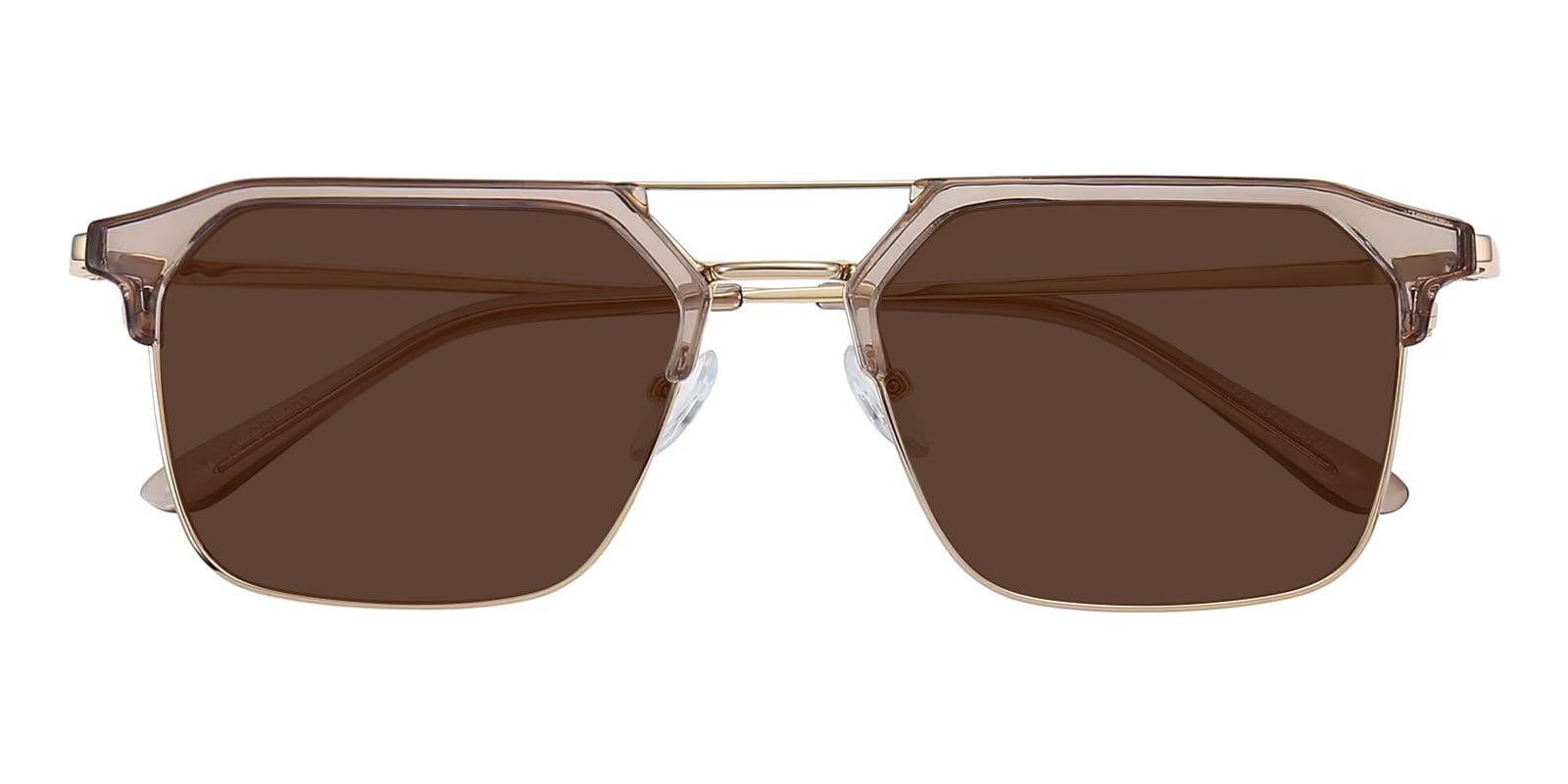 Sinclair Aviator,Browline Champagne Sunglasses | Glassesshop