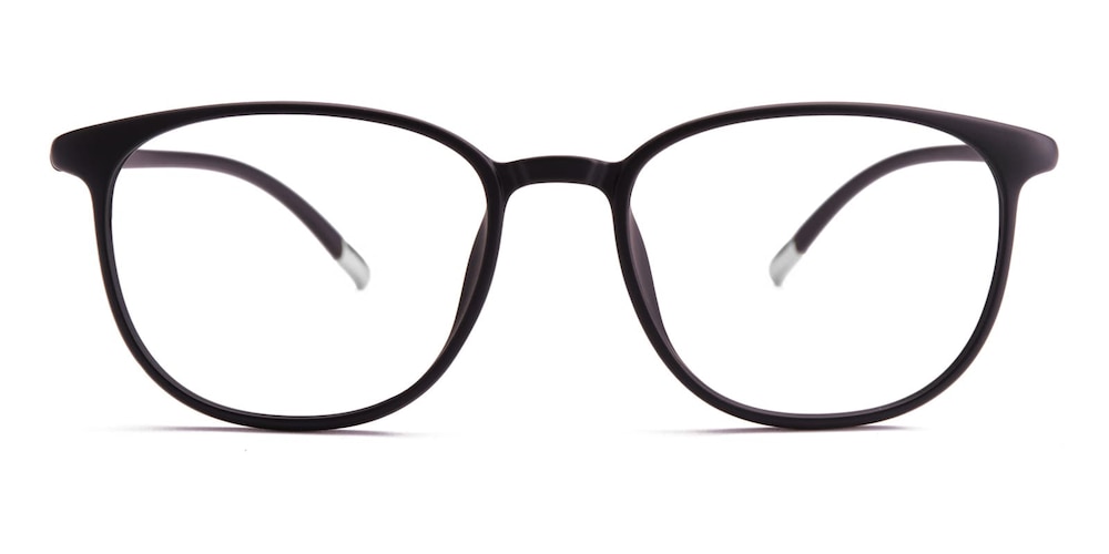 Cooksville Black Oval Ultem Eyeglasses