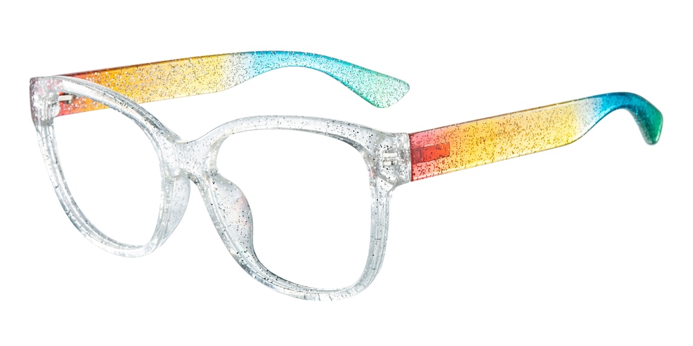Kay Multicolor/Rainbow Oval TR90 Eyeglasses