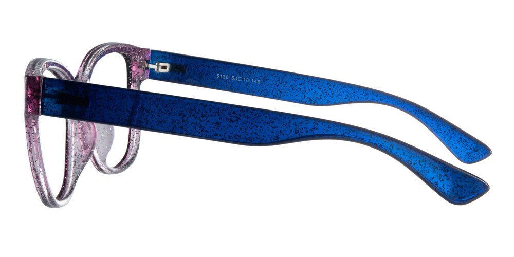 Kay Purple Oval TR90 Eyeglasses