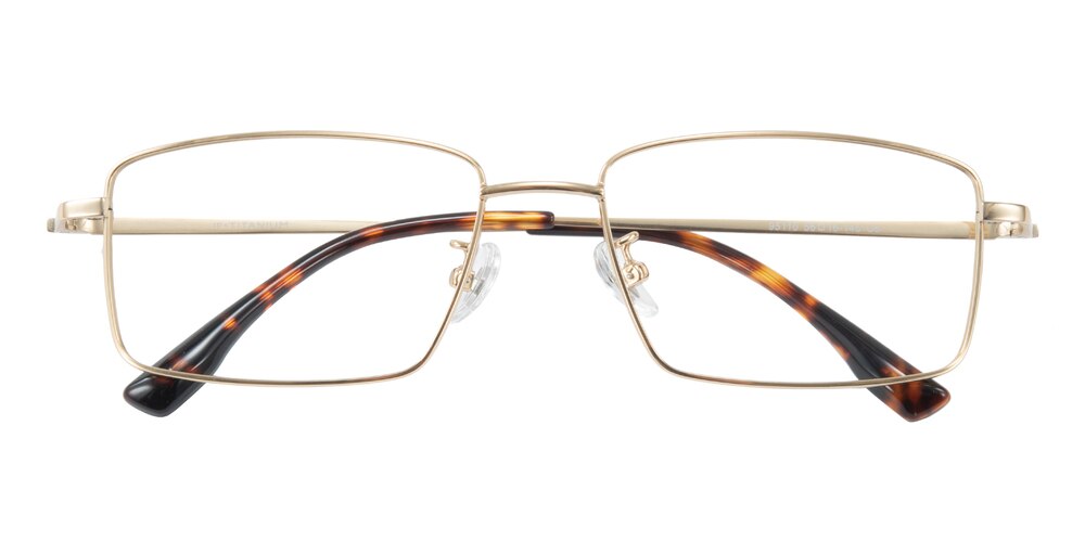 Borg Golden Rectangle Titanium Eyeglasses