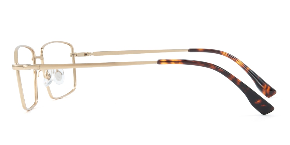 Borg Golden Rectangle Titanium Eyeglasses