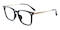 Pueblo Black Square Titanium Eyeglasses