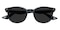 Hutchinson Black Oval TR90 Sunglasses