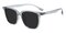 Lexington Gray Square TR90 Sunglasses