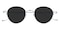 Moorhead Silver Oval Titanium Sunglasses