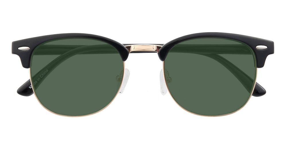 Daikon Black Oval TR90 Sunglasses