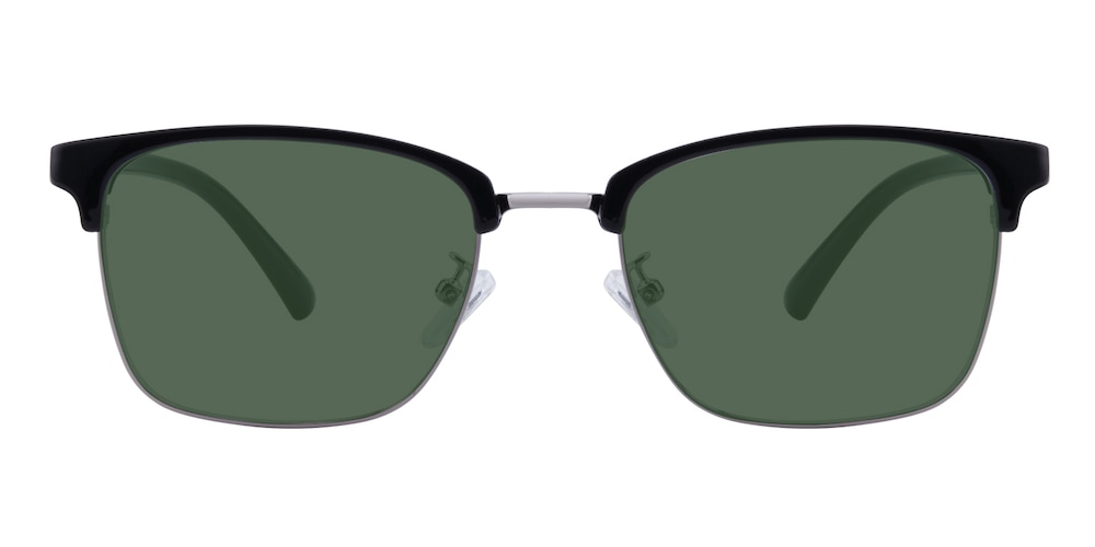 Troy Black Rectangle TR90 Sunglasses