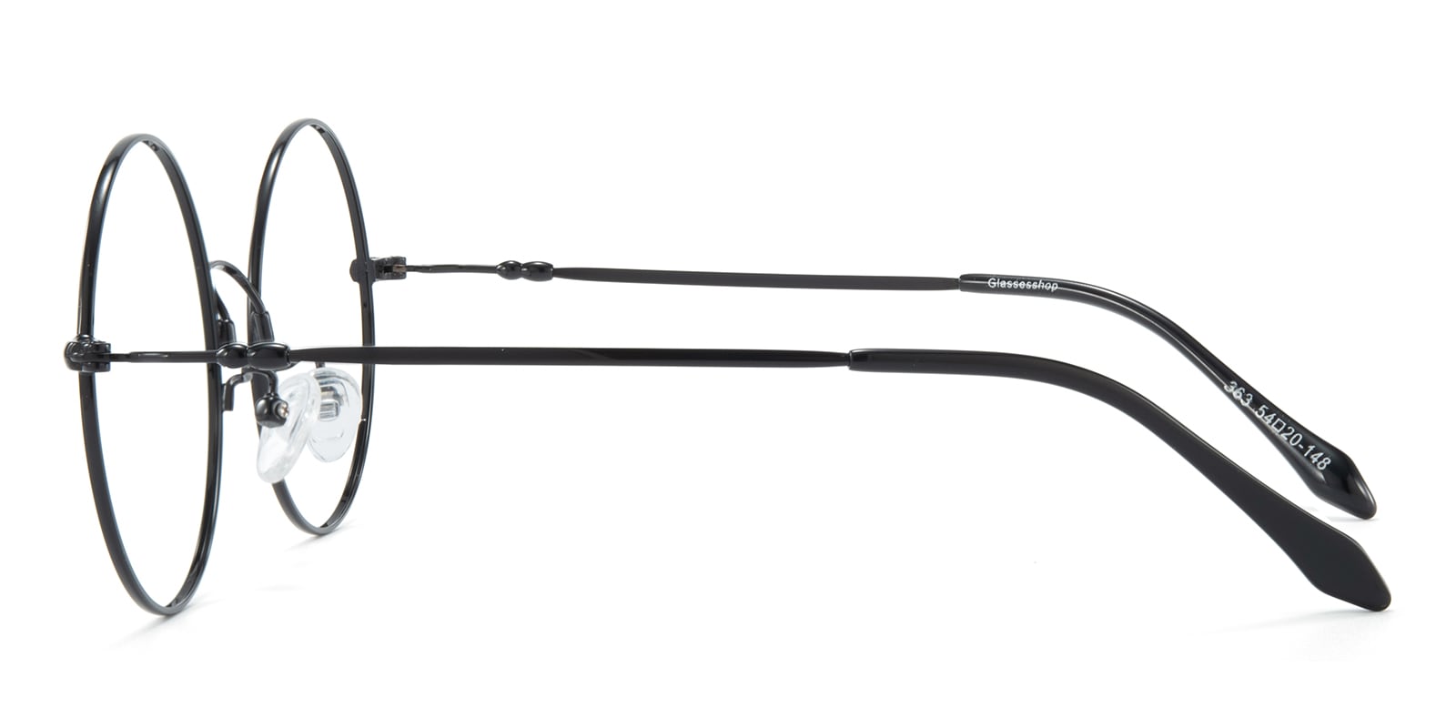 Burke Round Black Eyeglasses | Glassesshop