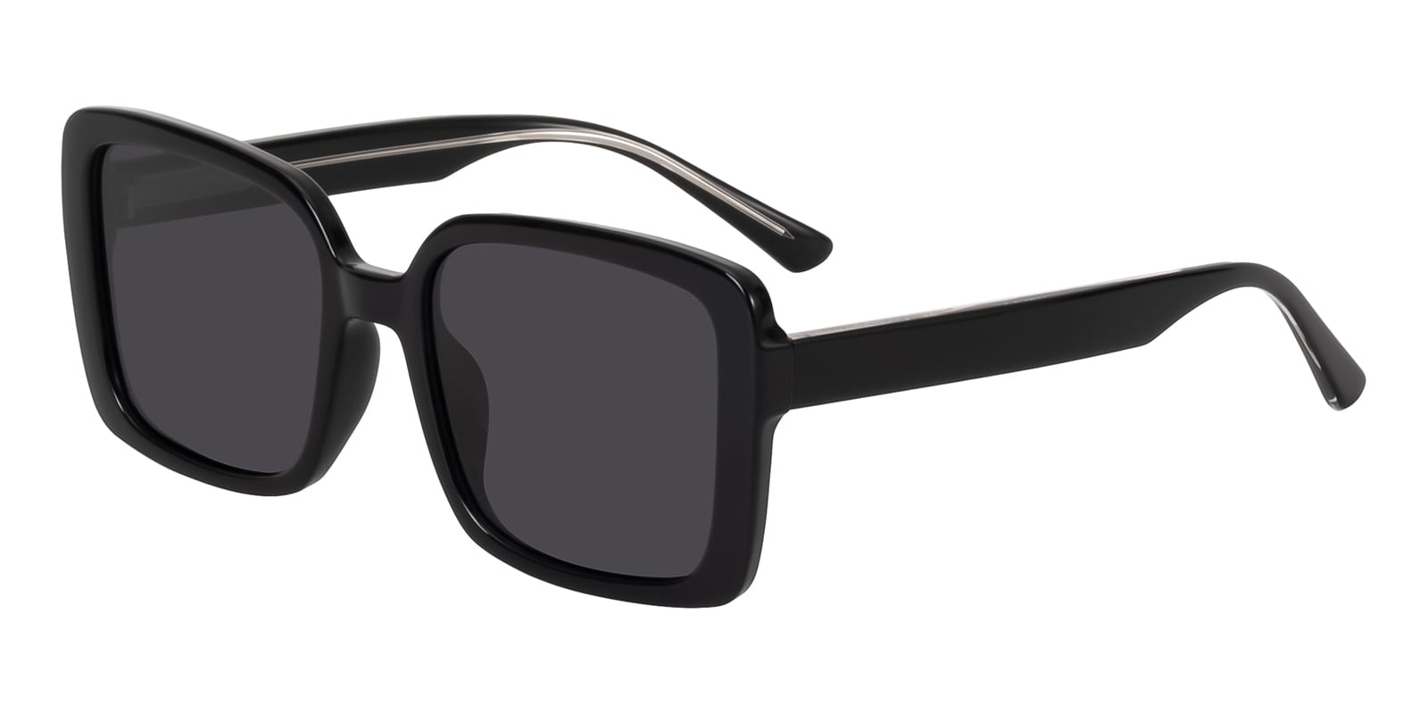 Daphne Cat Eye Black Sunglasses | Glassesshop