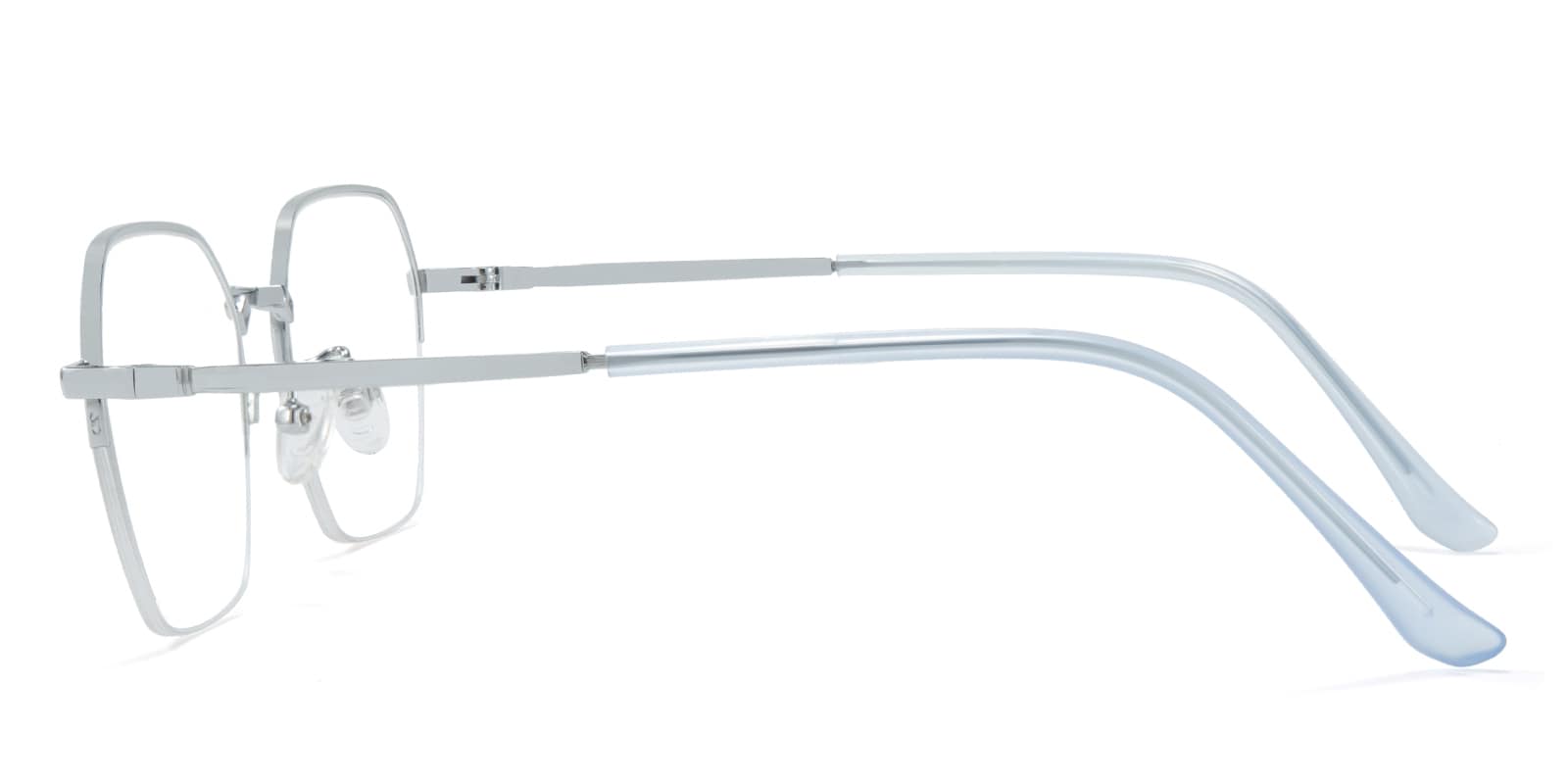 Kokomo Polygon Silver Eyeglasses | Glassesshop