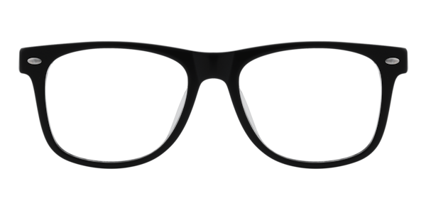 Horace Rectangle Black Full-Frame Acetate Eyeglasses | GlassesShop