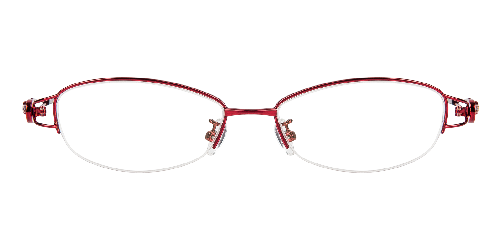 Juliet Oval - Red Eyeglasses